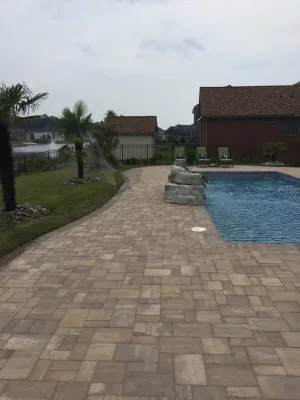 Pool Deck and Patio — Landscape Design project by Premiere Landscape Design