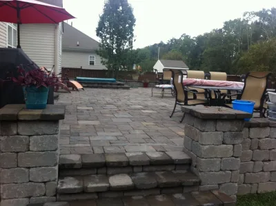 Raised Patio — Landscape Design project by Premiere Landscape Design