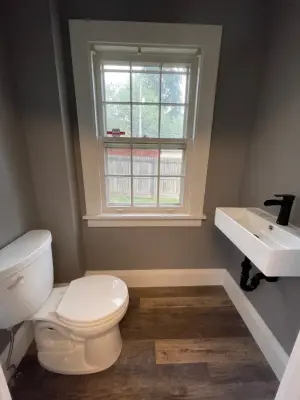 South Minneapolis bathroom renovation and half bath by Ruffner Remodeling And Repair, LLC