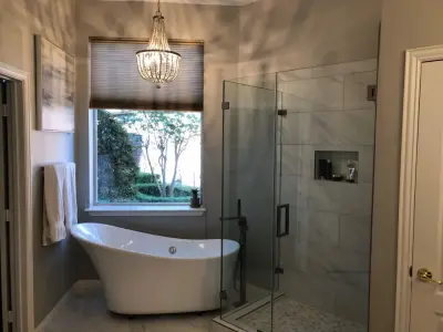 Spacious Sophisticated Bathroom Renovation — Kitchen Remodeling project by Knight Residential Services