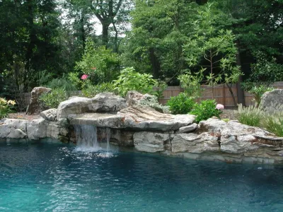 A Unique Pool and Spa by Artisan Landscapes And Pools