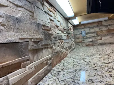 Kitchen Backsplash Transformation (Before & After) by Ultimate Remodeling