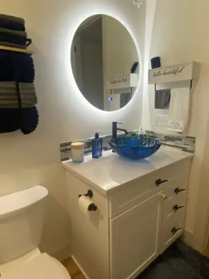 Seaside Children's Bath — Kitchen Remodeling project by Anna Kennedy With MBS Interiors