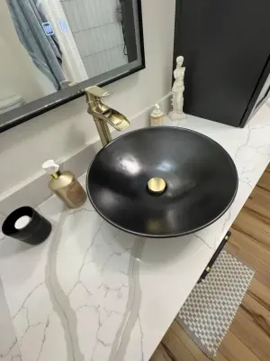 Carbon Luxury Bathroom — Kitchen Remodeling project by Anna Kennedy With MBS Interiors