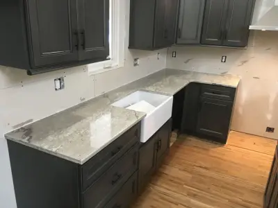 Pretoria White Granite — Kitchen Remodeling project by HD Granite