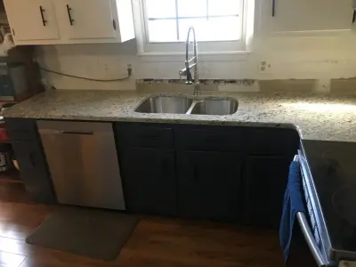 Dallas Ivory Granite — Kitchen Remodeling project by HD Granite