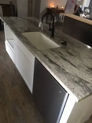 Iceberg White Isle — Kitchen Remodeling project by HD Granite