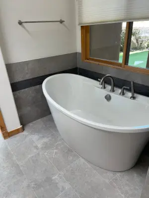 Gray Hues for the Master Bathroom — Kitchen Remodeling project by Enchantment Design & Remodeling, LLC