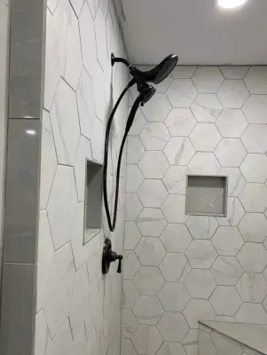 Personalized Shower — Kitchen Remodeling project by Renovate Right