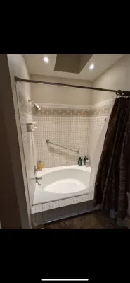 Post-Shower Transformation — Kitchen Remodeling project by Enchantment Design & Remodeling, LLC