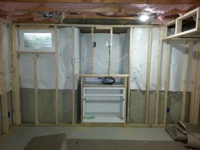 Manassas VA Basement Partial Completion — Kitchen Remodeling project by Home Services Unlimited, LLC