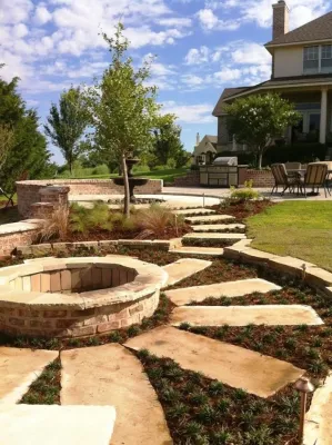Red Rock Landscape & Design - Retaining Wall Construction in Edmond, OK