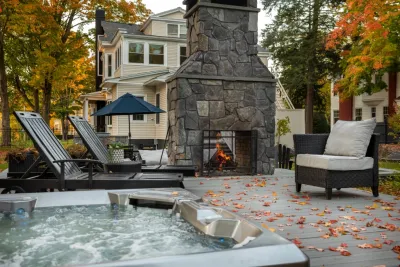 Backyard Oasis — Landscape Design project by Redbud Development