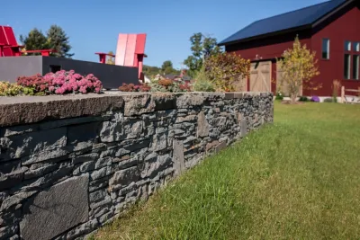 Pool and Barn Style Pool house — Landscape Design project by Redbud Development