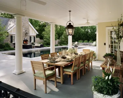Westchester Colonial — Landscape Design project by Renee Byers, Landscape Architect, P.C.