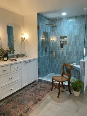 Rancho Cucamonga Master Bathroom — Kitchen Remodeling project by Anderson Reconstruction, Inc