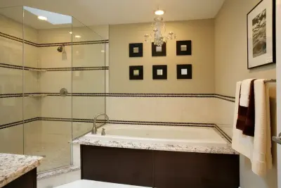 Contemporary Clean Design for Master Bathroom — Kitchen Remodeling project by Lorrien Homes & Remodeling