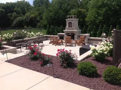 Firepits & Outdoor Fireplaces — Landscape Design project by Ricci's Landscape Management