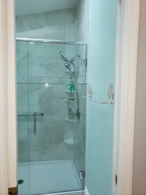 Silver White Marble BCI by AAA Remodeling Of Central Florida