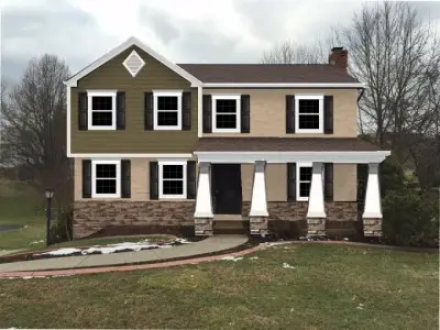 James Hardie Siding Project in Moon Township — Kitchen Remodeling project by Legacy Remodeling INC