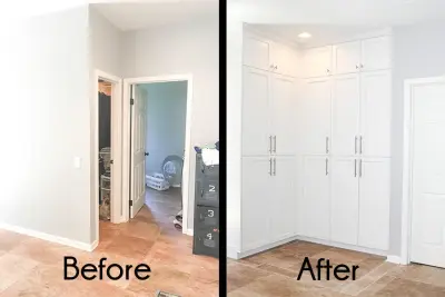 Mudroom and Closet Transformation — Kitchen Remodeling project by Straight Edge Construction Group