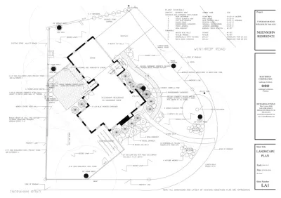 Nijensohn Residence — Landscape Design project by Richard Kattman Landscape Architecture