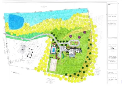 Strawberry Hill Road, Dover MA — Landscape Design project by Richard Kattman Landscape Architecture