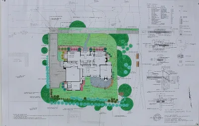 Kraft Residence, Newton, MA — Landscape Design project by Richard Kattman Landscape Architecture