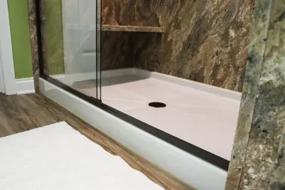 Etna Shower Renovation — Kitchen Remodeling project by Improveit! Home Remodeling