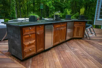 Kennesaw al fresco kitchen — Kitchen Remodeling project by Cabinets Of Atlanta Inc.