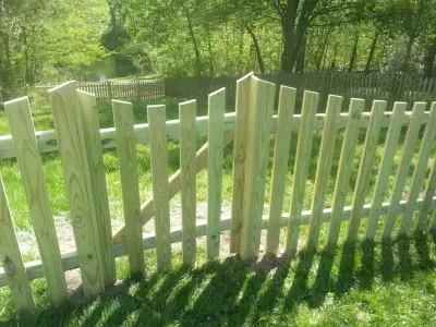 Chantilly Picket Fence — Kitchen Remodeling project by Home Services Unlimited, LLC