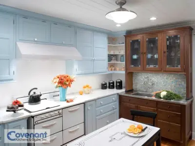 Vintage 30s Retro Showroom — Kitchen Remodeling project by Covenant Kitchens & Baths, Inc.