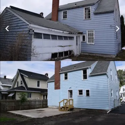 Roof Renewal and Gutter Setup — Kitchen Remodeling project by Empire State Professionals, Inc