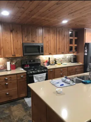 Knotty Alder Rustic Kitchen Renovation — Kitchen Remodeling project by Kitchen Solvers Of Eau Claire