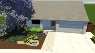 Rock Paper Clippers - Drought-Resistant Lawn Installation in San Carlos, CA