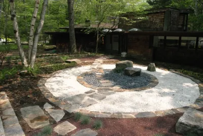 New Canaan Modern — Landscape Design project by Rock Spring Design Group LLC (David Verespy, ASLA)