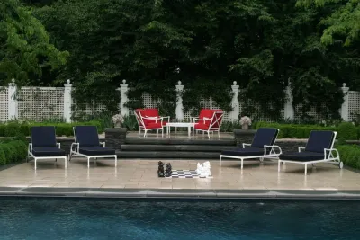 New Canaan Greek Revival — Landscape Design project by Rock Spring Design Group LLC (David Verespy, ASLA)