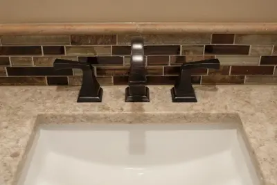 Compact Bathroom — Kitchen Remodeling project by Mission Kitchen & Bath