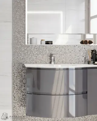 Compact guest bathroom with ample storage options — Kitchen Remodeling project by Paradise City
