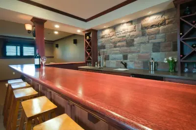 Sun Prairie, WI Classic Basement Bar — Kitchen Remodeling project by Architectural Building Arts, Inc.