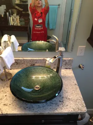 Light in the Shower — Kitchen Remodeling project by Michelle Voudrie - Lowe's Of North Springfield, IL