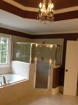 Suwanee Primary Bathroom — Kitchen Remodeling project by RH Design And Remodeling
