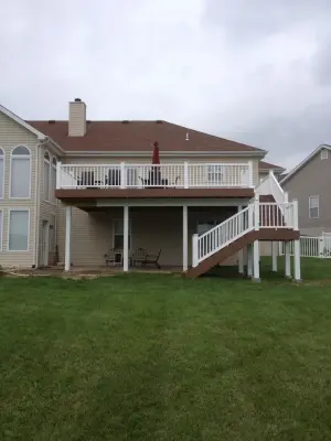 Blossom Bay Court Timbertech Deck — Kitchen Remodeling project by Breckenkamp Kitchen & Bath