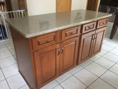 Nutmeg-Stained Traditional Kitchen Renovation — Kitchen Remodeling project by Kitchen Solvers Of Grayslake
