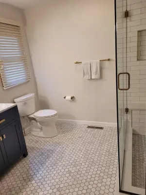 Primary Bathroom — Kitchen Remodeling project by Dewey Construction Inc.