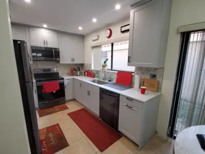 Matte Grey Transitional Kitchen Renovation — Kitchen Remodeling project by Kitchen Solvers Of Fort Lauderdale