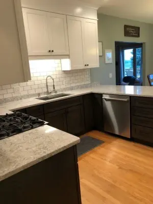 Dual-Tone Kitchen Renovation — Kitchen Remodeling project by Kitchen Solvers Of Madison