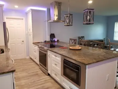 White Shaker Door Transitional Kitchen Renovation — Kitchen Remodeling project by Kitchen Solvers Of Orlando