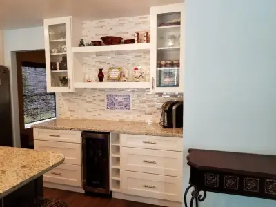 Two-Tone Color Transitional Kitchen Renovation — Kitchen Remodeling project by Kitchen Solvers Of Orlando
