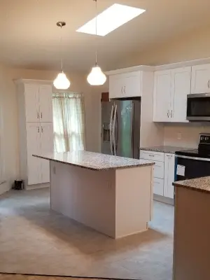 White Transitional Kitchen Renovation — Kitchen Remodeling project by Kitchen Solvers Of Orlando